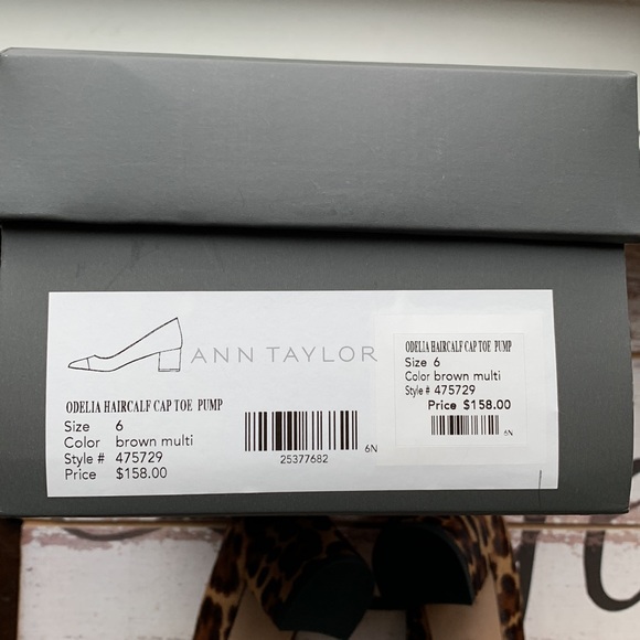 Ann Taylor Odelia Cheetah Print Shoe - Picture 4 of 7
